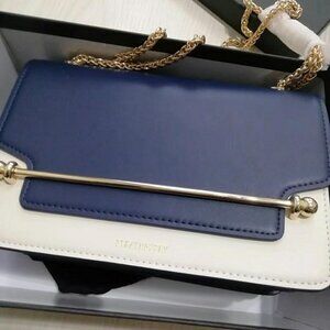 Strathberry Navy and Cream Women's Bag